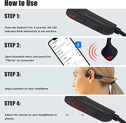 IP67 Waterproof Wireless Bluetooth 5.2 Bone Conduction Headphones with Dual Noise-Canceling Mics O865093