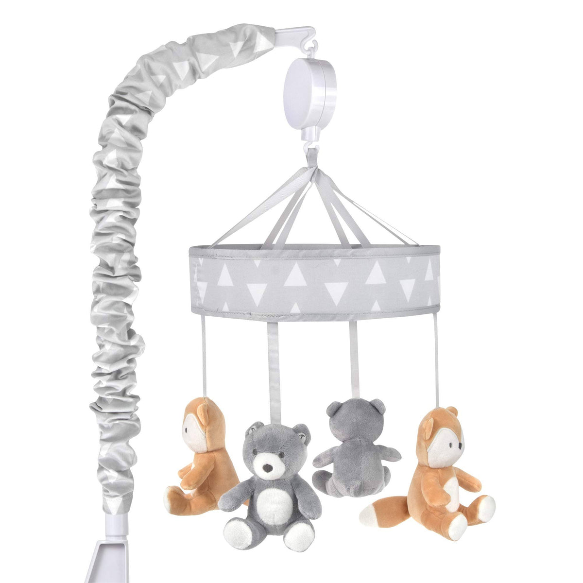 Grey Plush Musical Bear Mobile Y42211