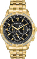 Gold-Tone Stainless Steel Eco-Drive Watch I3815