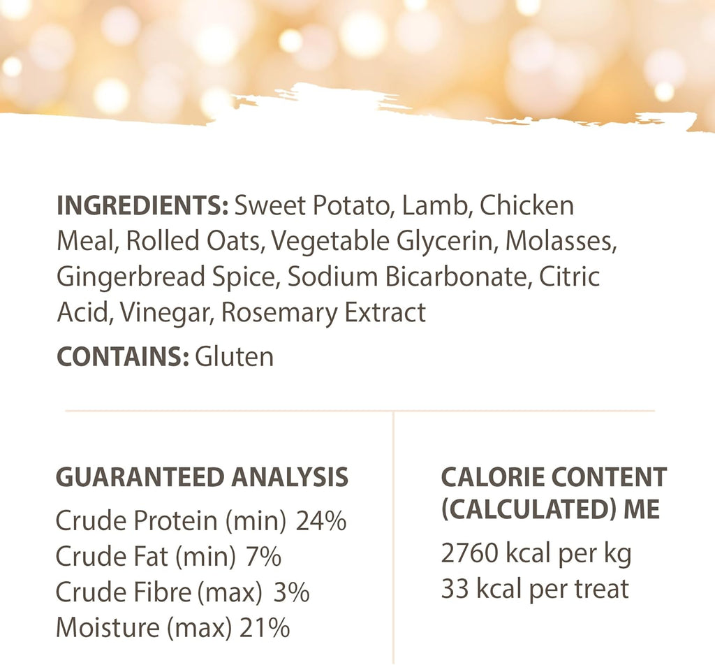 Protein Holiday Cookie Gingerbread & Lamb 270 GRAMS X657683