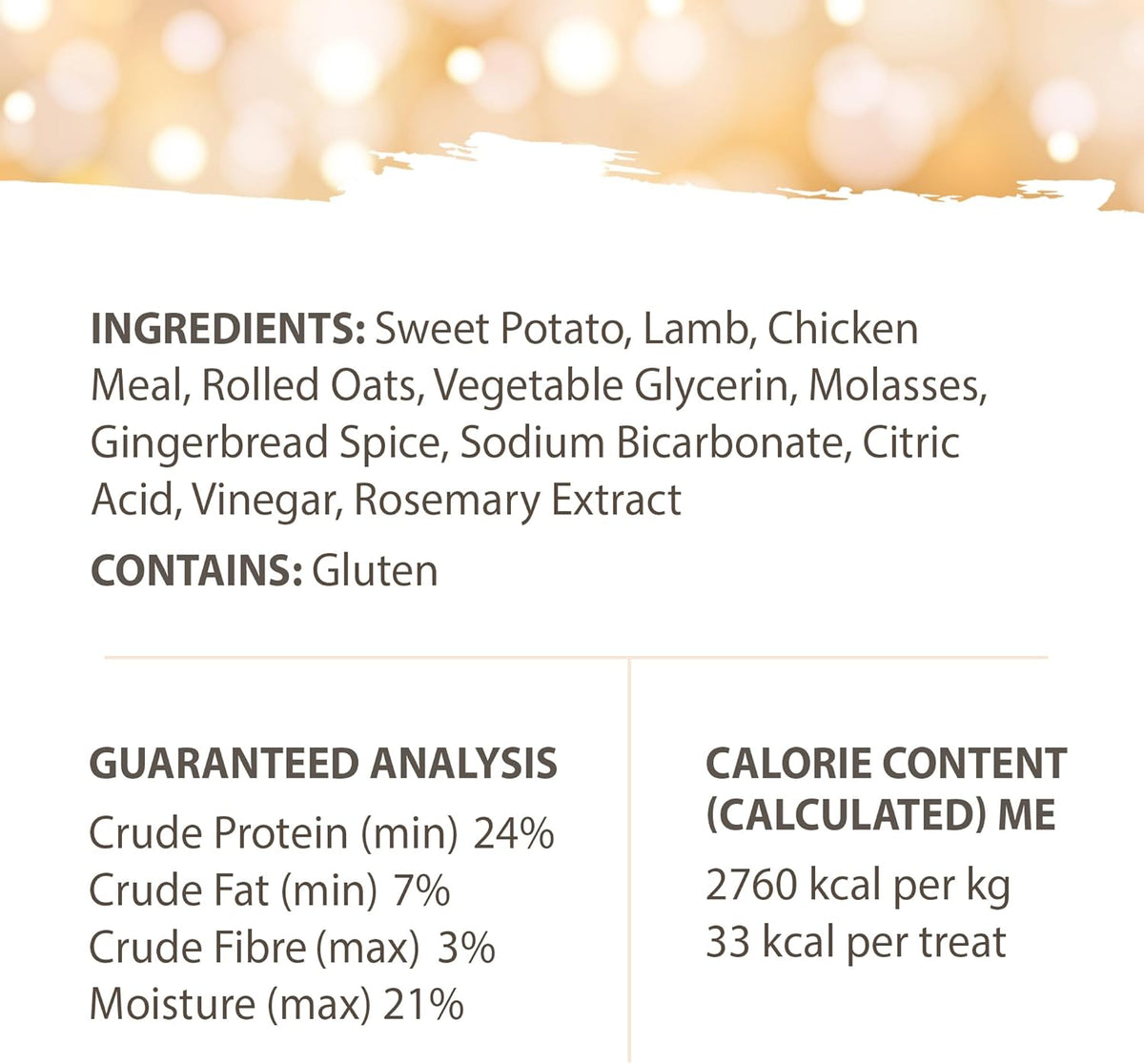 Protein Holiday Cookie Gingerbread & Lamb 270 GRAMS X657683