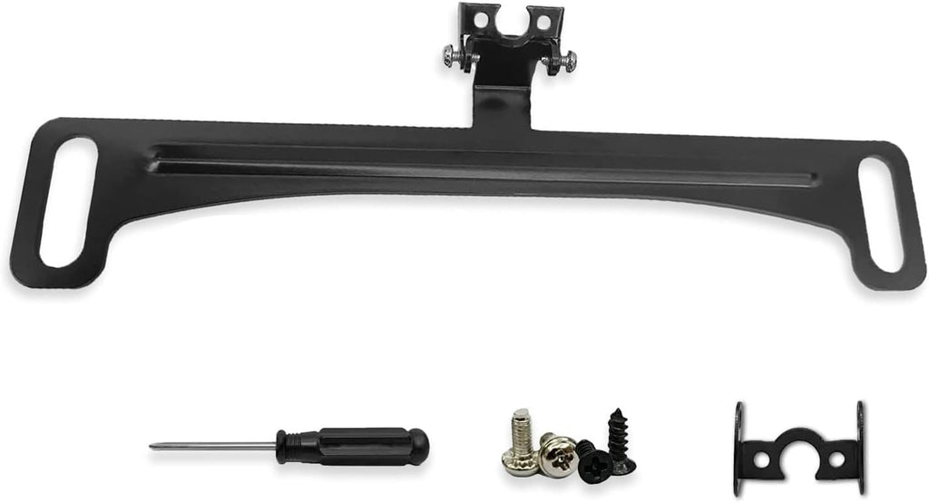 Universal Car Rear View Camera License Plate Bracket (Black) B7527