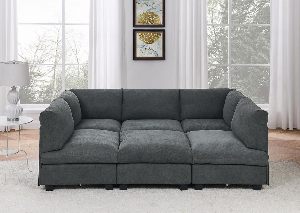 Dark Gray Modular Sectional R154