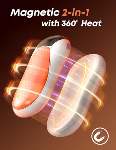 Rechargeable 2 Pack 8000mAh Electric Hand Warmers X29288
