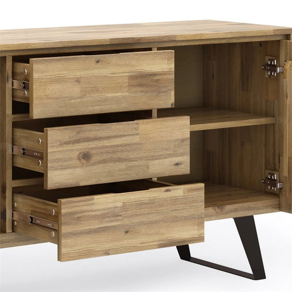 Solid Acacia Wood Sideboard Buffet W906696