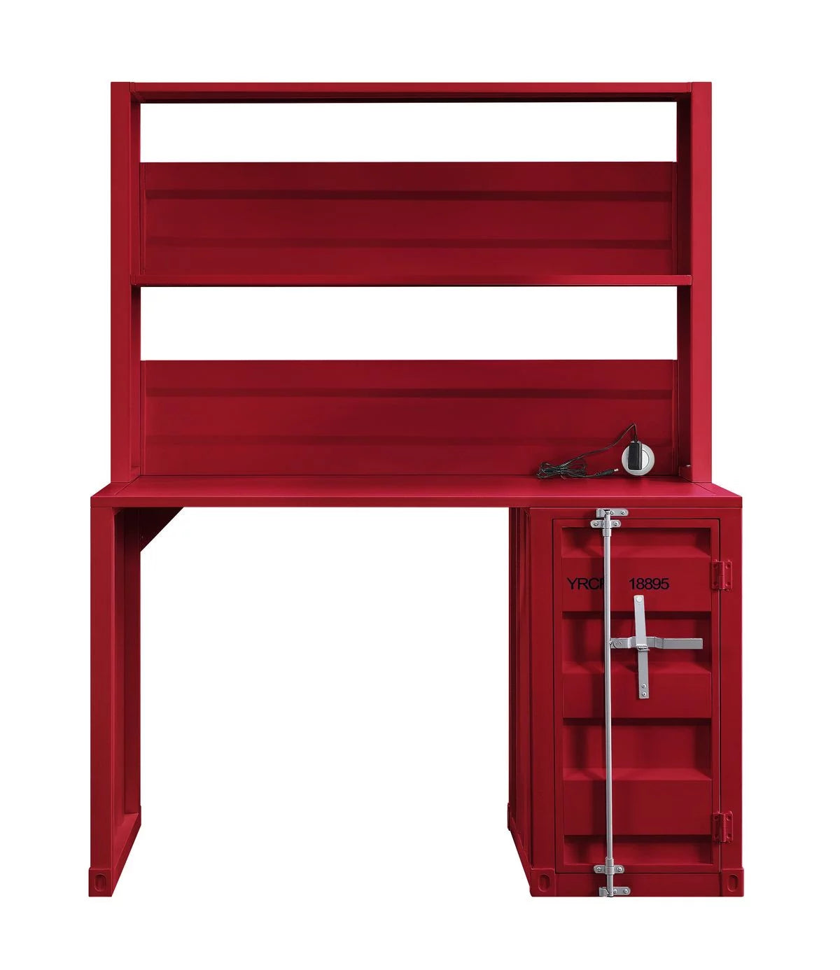 Cargo Wardrobe Double Door Red Q900
