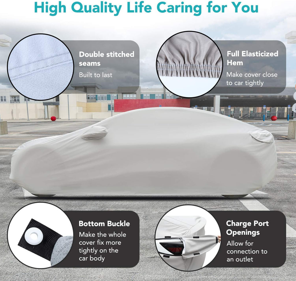 Outdoor Car Cover with Storage Bag C8628