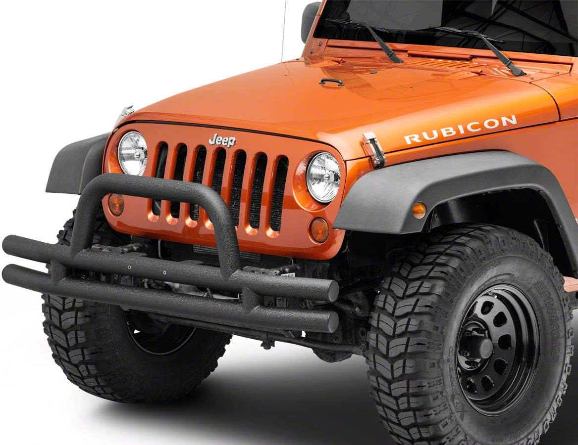 Textured Black Tubular Front Bumper K37656