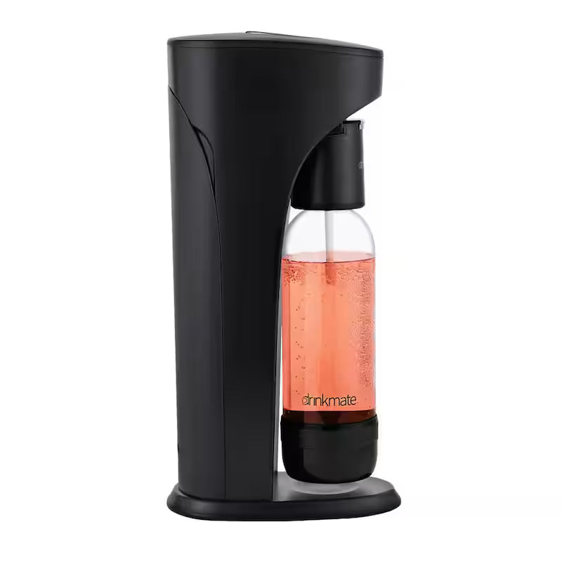 Matte Black Sparkling Water and Soda Maker Machine W9512