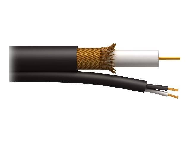 500ft Siamese RG59/U Coax + 18/2 Power Cable J619530
