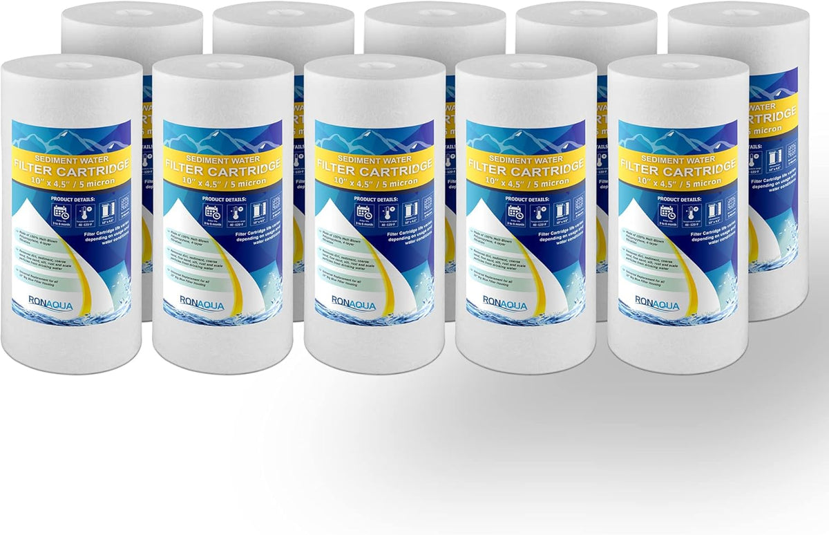 5 Micron 4.5”x 20 Water Filter Cartridges Pack of 2 A33997