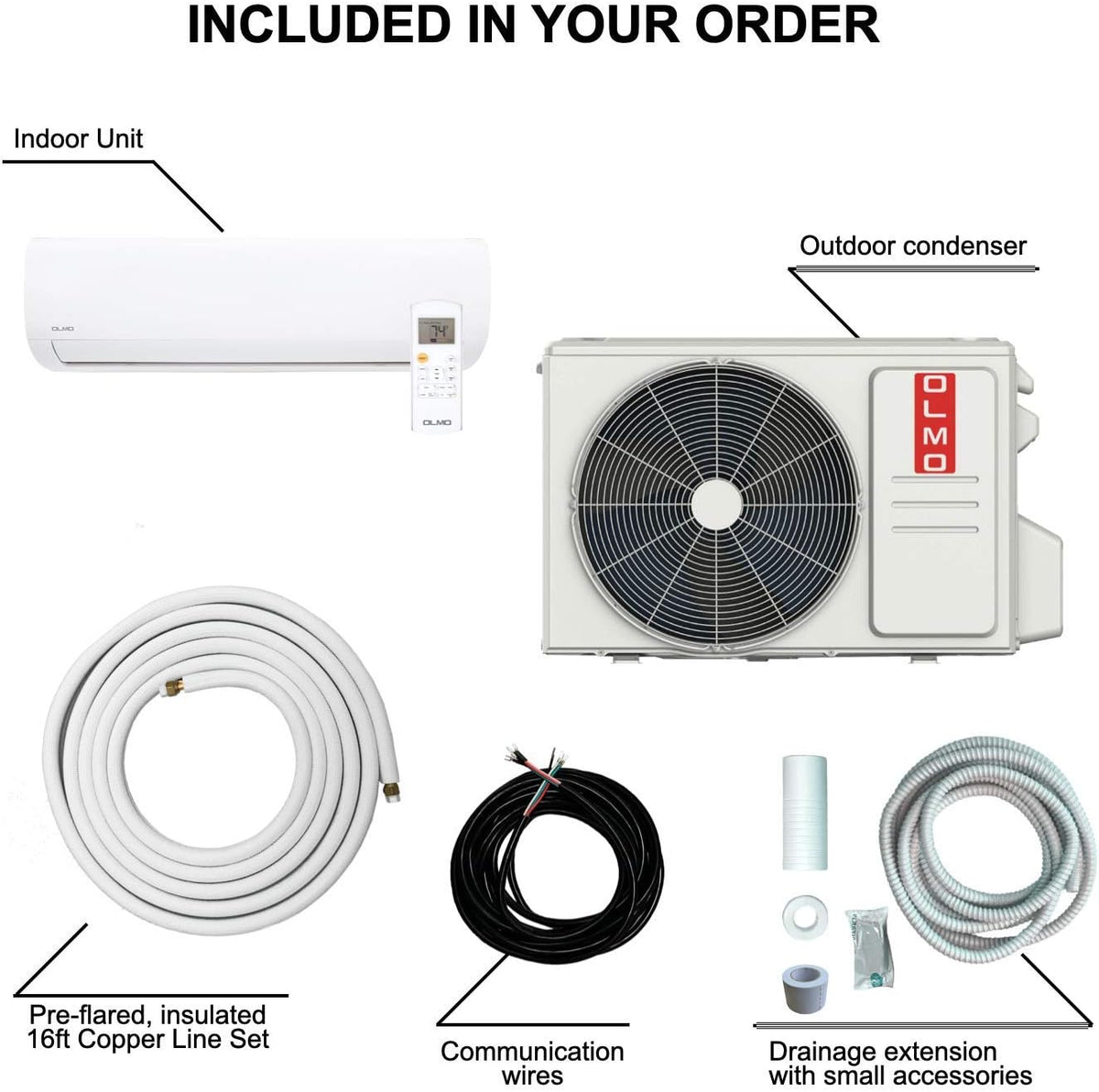 Ductless Mini Split AC/Heating System with Heat Pump C82622