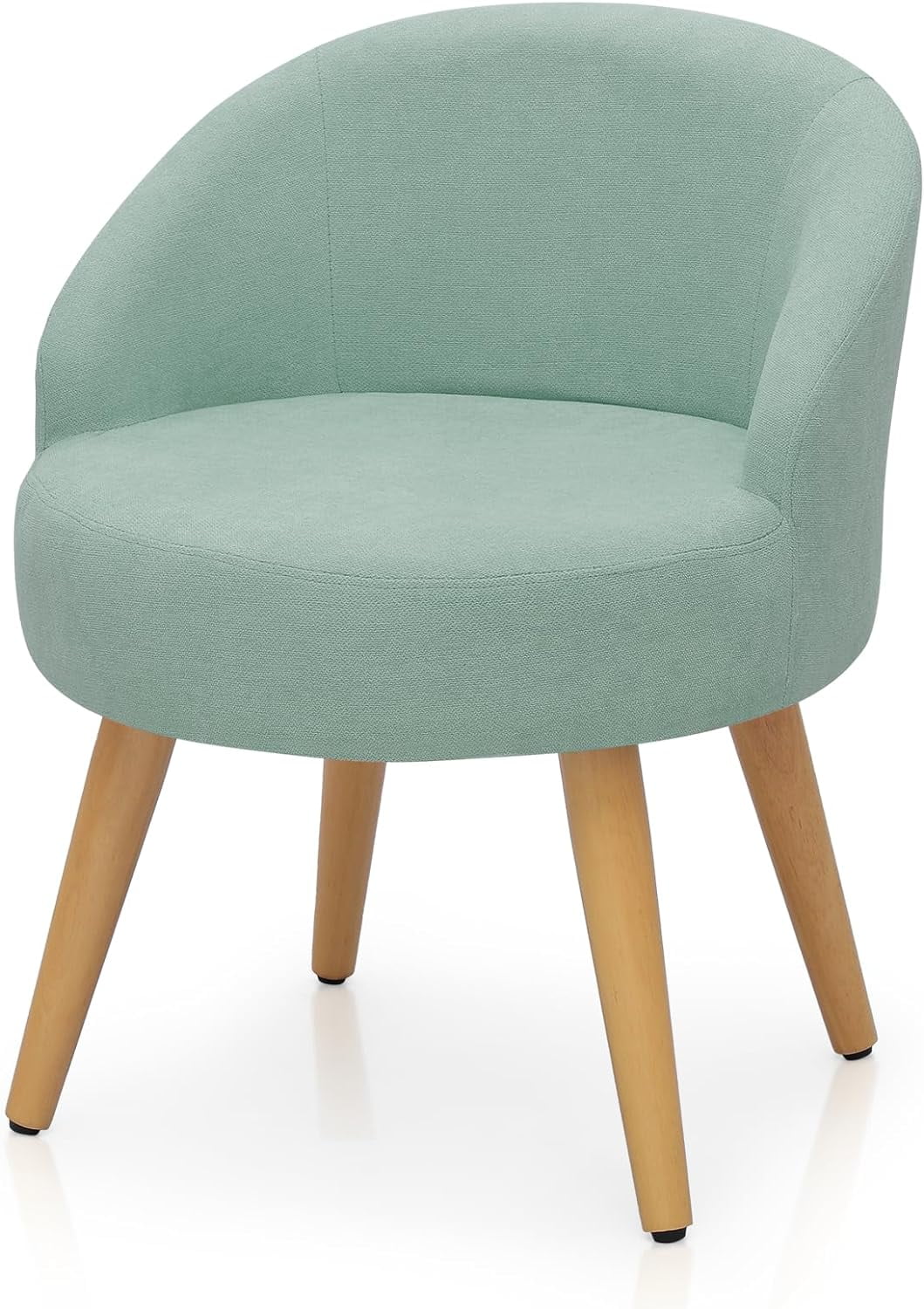 Blue Accent Chair with Wood Legs T931281