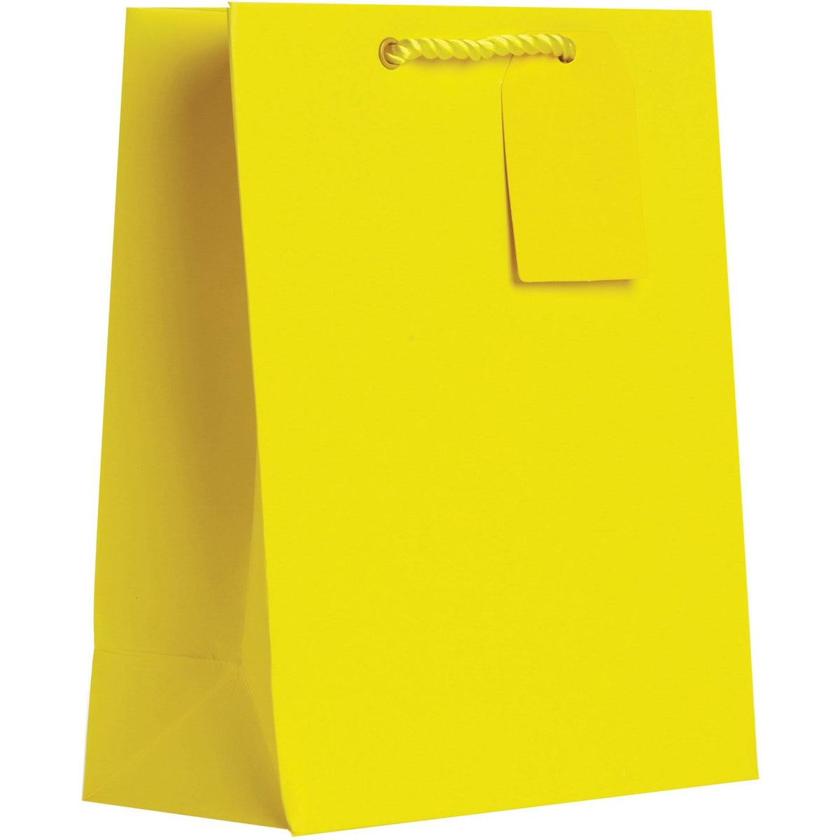 Matte Yellow Gift Bags (120 Pieces) Z39951