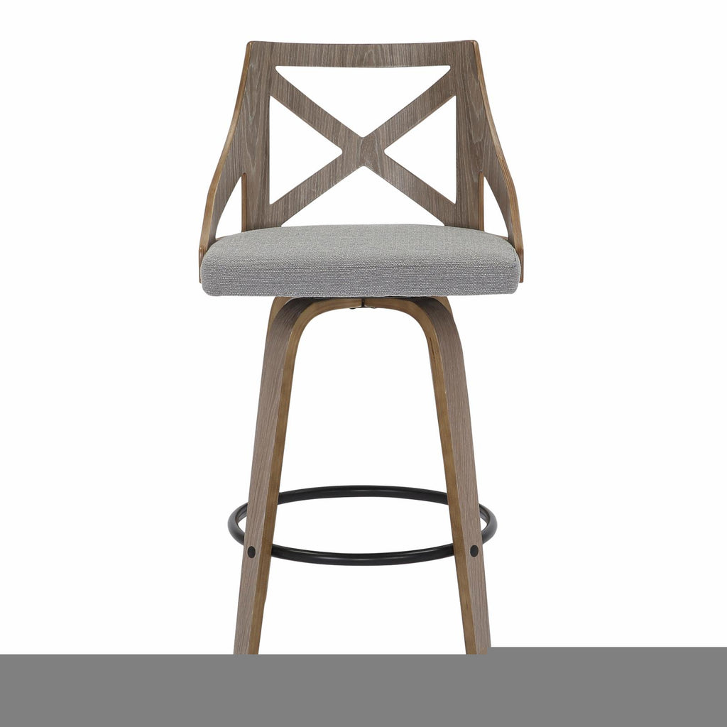 Swivel Polyester Counter Stool - Set of 2 J94455