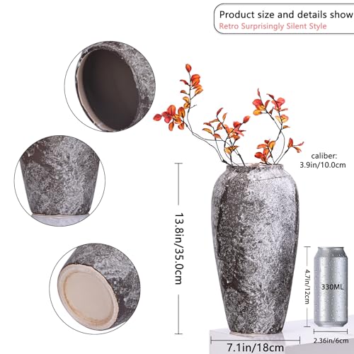 13.8in Tall Stone Vase Y429633