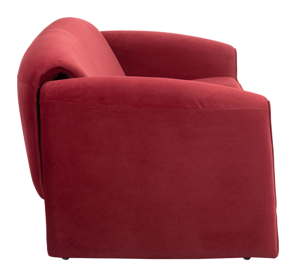 Red Horten Sofa J5684