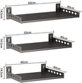 Stainless Steel Wall-Mounted Microwave Oven Rack, 110 Pounds, Pack of 2 C18831