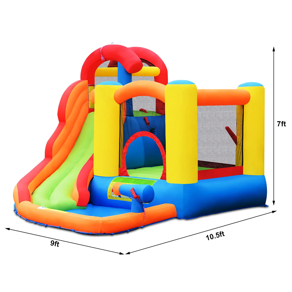 Inflatable Bounce House Water Slide with Splash Pool B3608