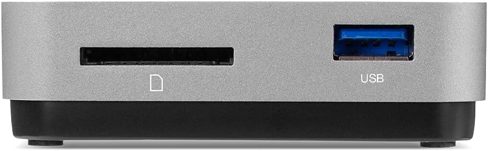 USB-C Travel Dock 5 Port with HDMI SD Card Space Grey Y605418