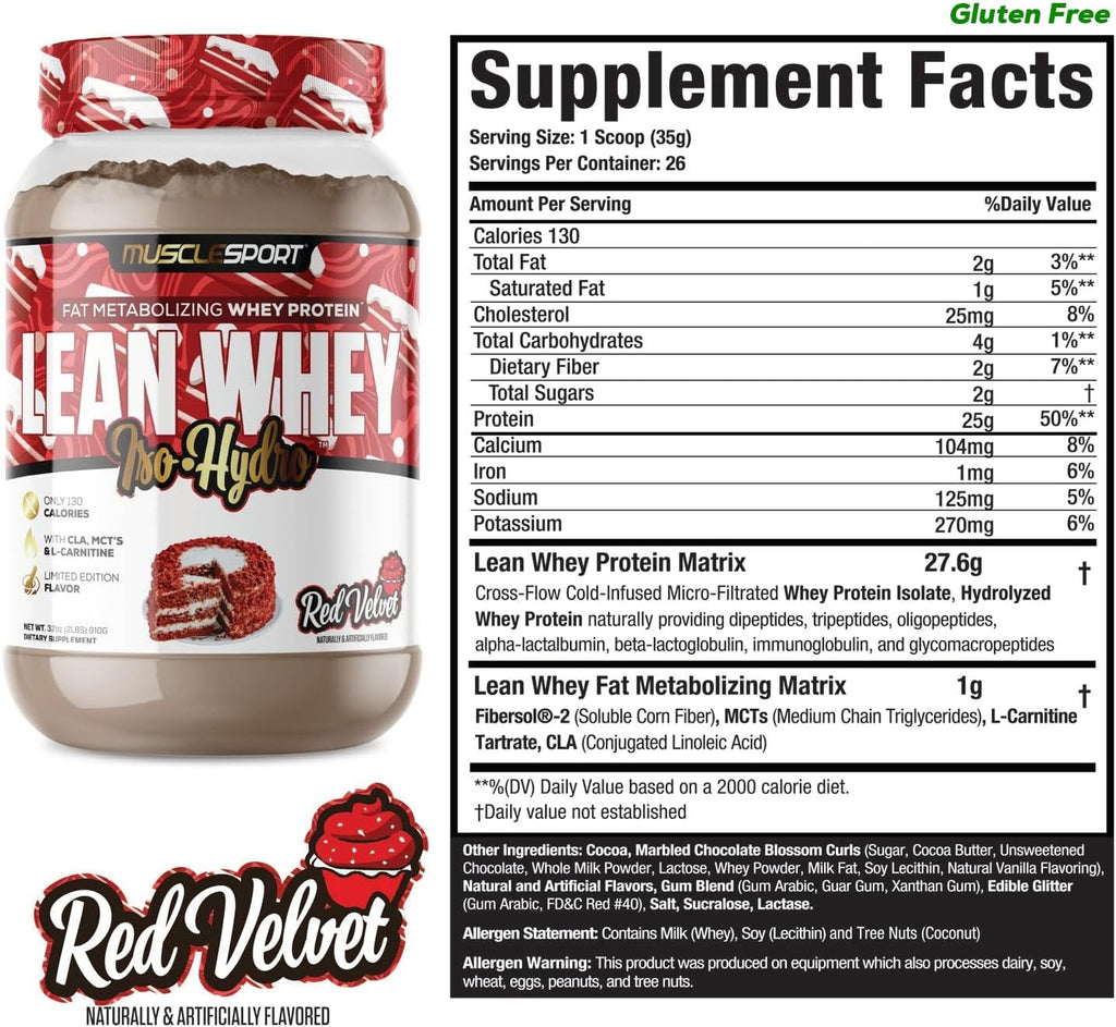 2lb Whey Protein Isolate Powder E6127