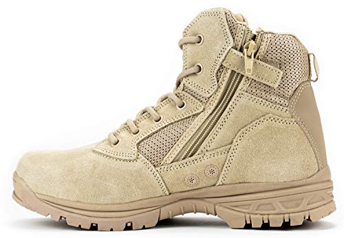 Tactical Combat Boots with Slip Resistant Sole Q89086