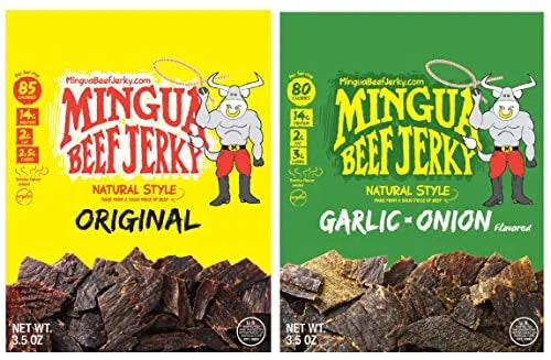 Two Milds + Two Garlic & Onions Beef Jerky, 3.5 ounces, 14.0 Ounce F5635