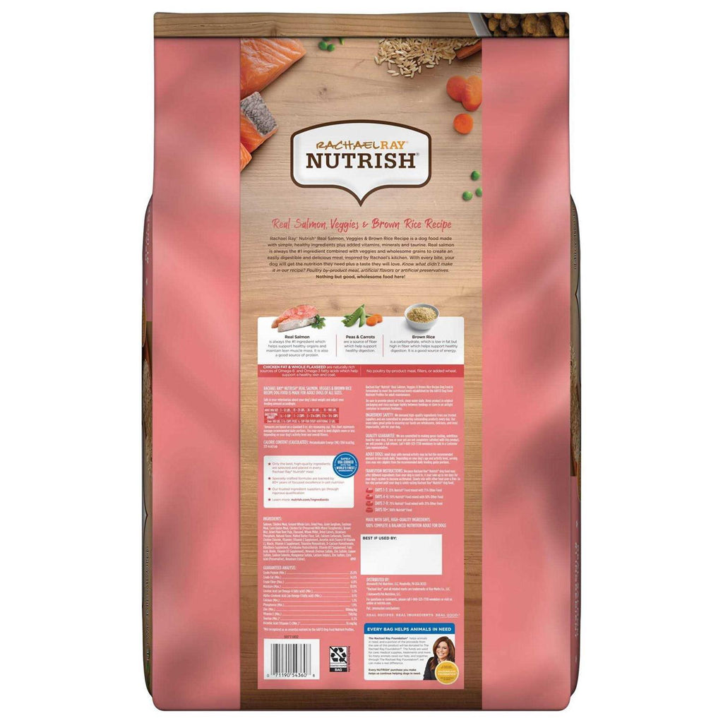 Salmon Veggies & Brown Recipe Dry Dog Food Y45385