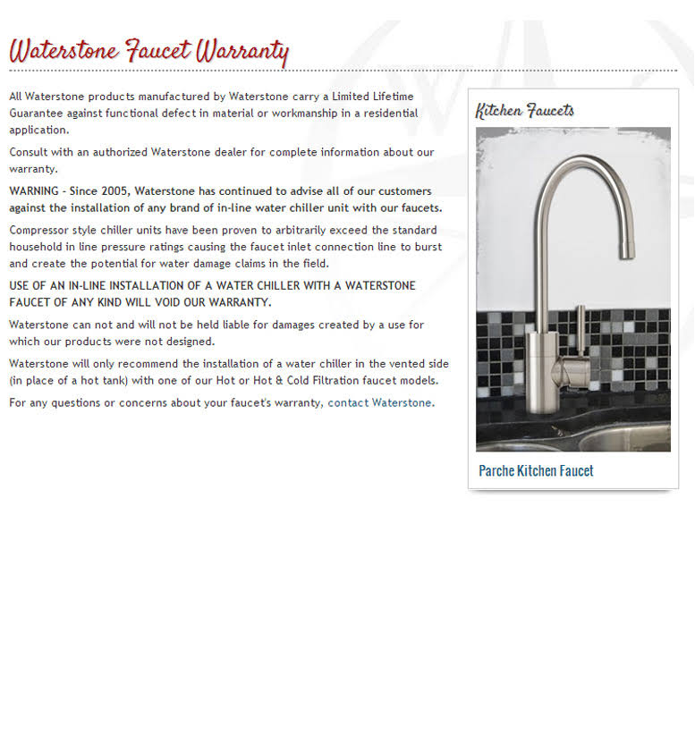 Satin Gold Hot Only Filtration Faucet E1911