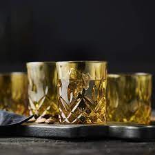 Amber Whisky Glass 4pcs D8100