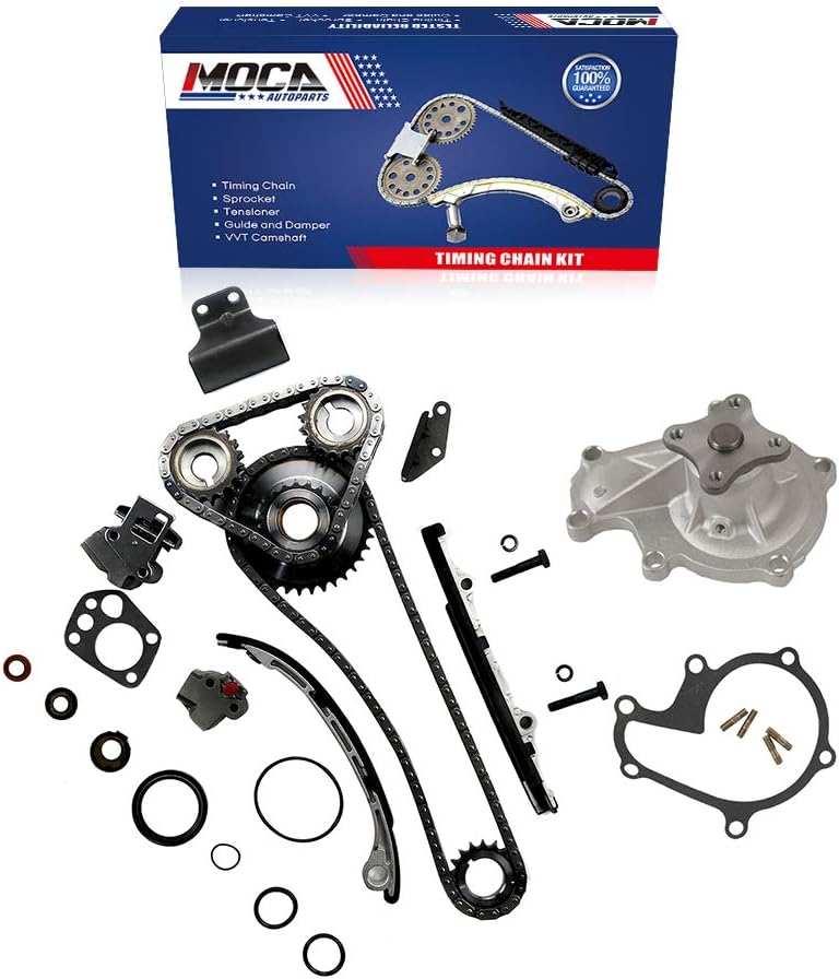 Timing Chain Kit & Water Pump for NISSAN Altima 2.4L L4 16V DOHC Pack of 2 X50189