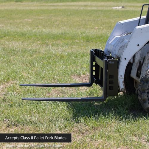 45" Skid Steer Pallet Fork Frame Attachment, 36" Fork Blades, 4,000 LB D402
