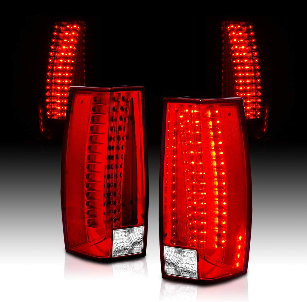 Red/Clear LED Tail Lights for Chevy Tahoe/Suburban/Yukon A982