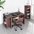47.4" L Computer Desk with Movable Bookcase N25677