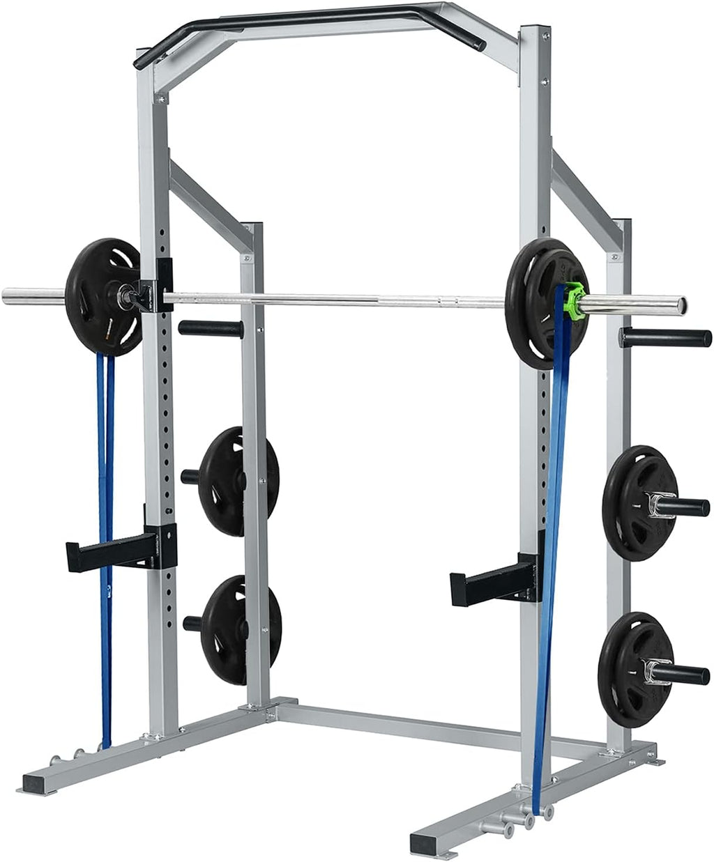 Power Rack Squat Stand Weight Rack with Pull Up Attachment J46983