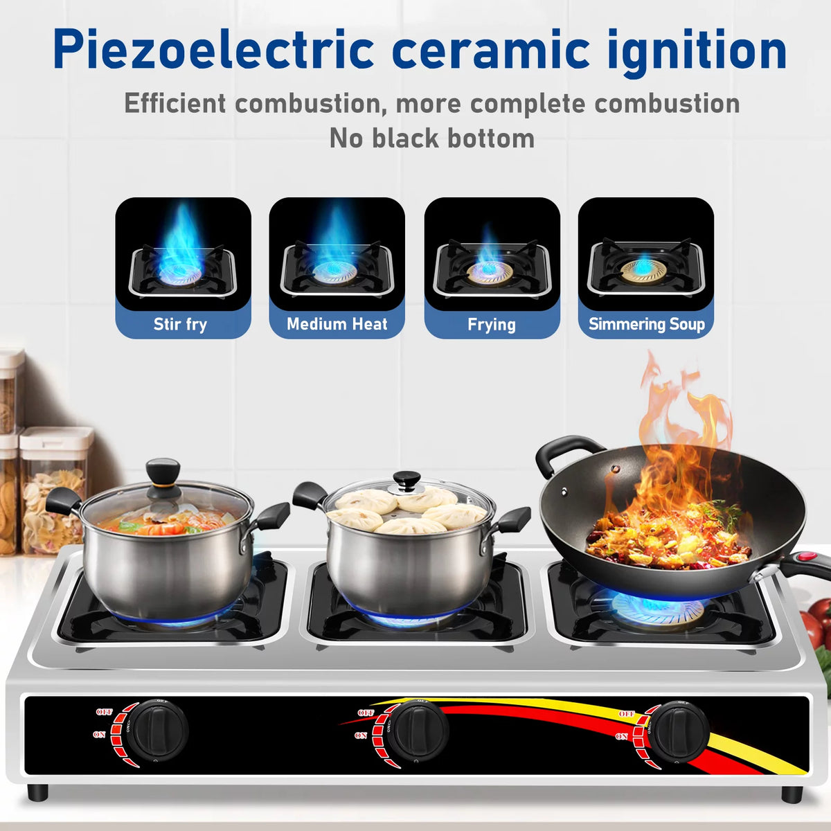 Portable Camping Stove Butane Gas Cooker W718734