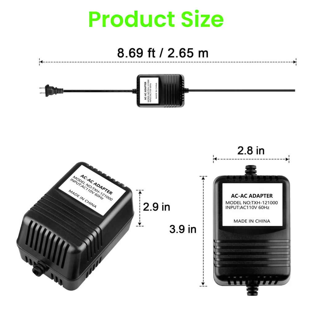12V AC/AC Adapter Power Supply Charger Y9527