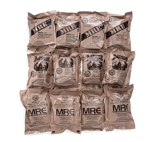 12 Pack MRE Meals Ready to Eat D14390