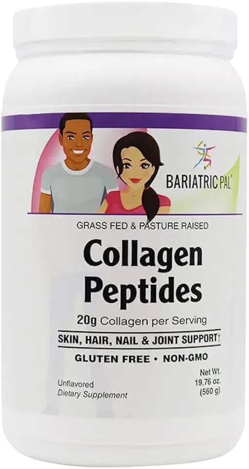 Collagen Peptides Powder Unflavored Hydrolyzed Type 1 & 3 Grass Fed 19.76 oz L466