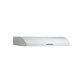 White 30x22 600 CFM Under Cabinet Range Hood F9323