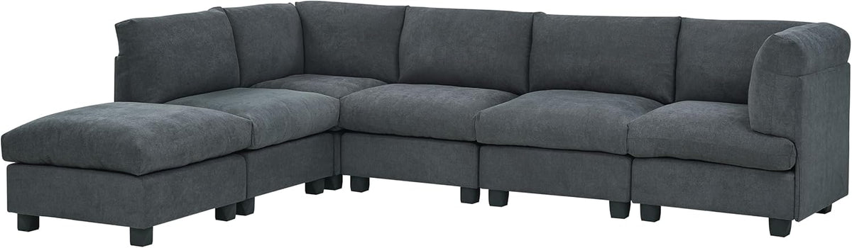 Dark Gray Modular Sectional R154
