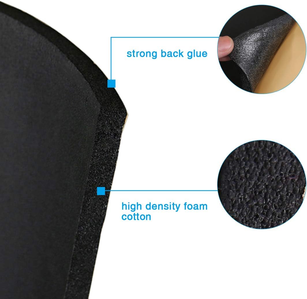 Car Cell Foam Sound Proofing Insulation Deadener Mat Y58083