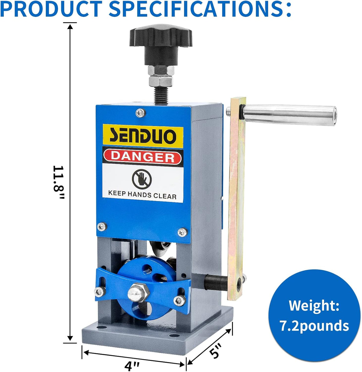 Manual Wire Stripping Machine with Hand Crank H29399