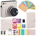 Chalk White Instant Camera with Carrying Case O85777