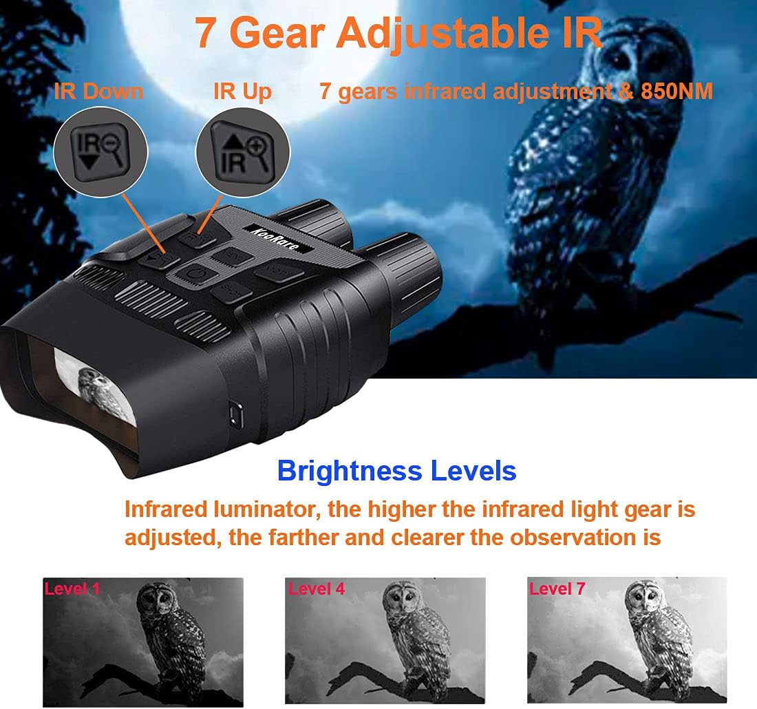 Digital Infrared Night Vision Binoculars with 32G Card U62199