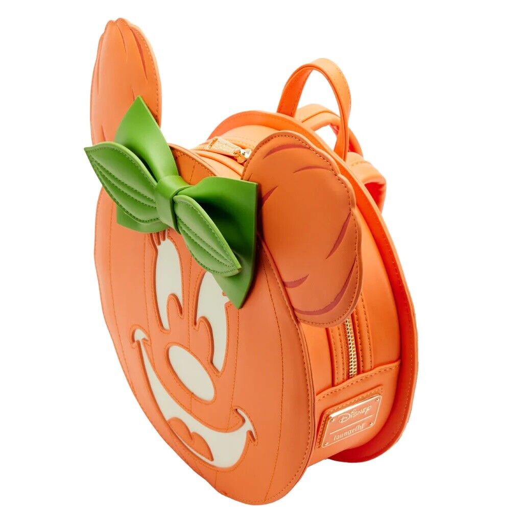 Disney Minnie Pumpkin Double Strap Shoulder Bag Purse N8882