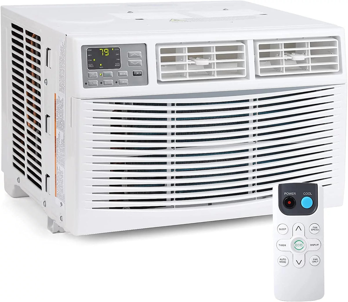 8000 BTU White Turbo Fast Cooling Air Conditioner with Remote App Control A701