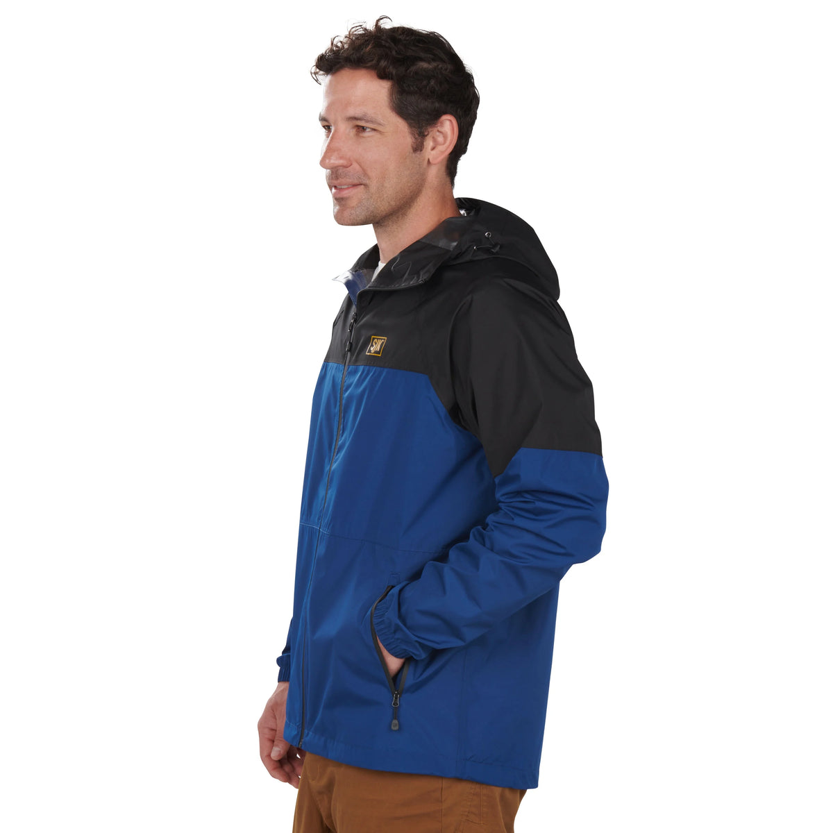 Men's Blue Rain Jacket Y329