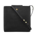 Black Leather Bucket Bag G110790