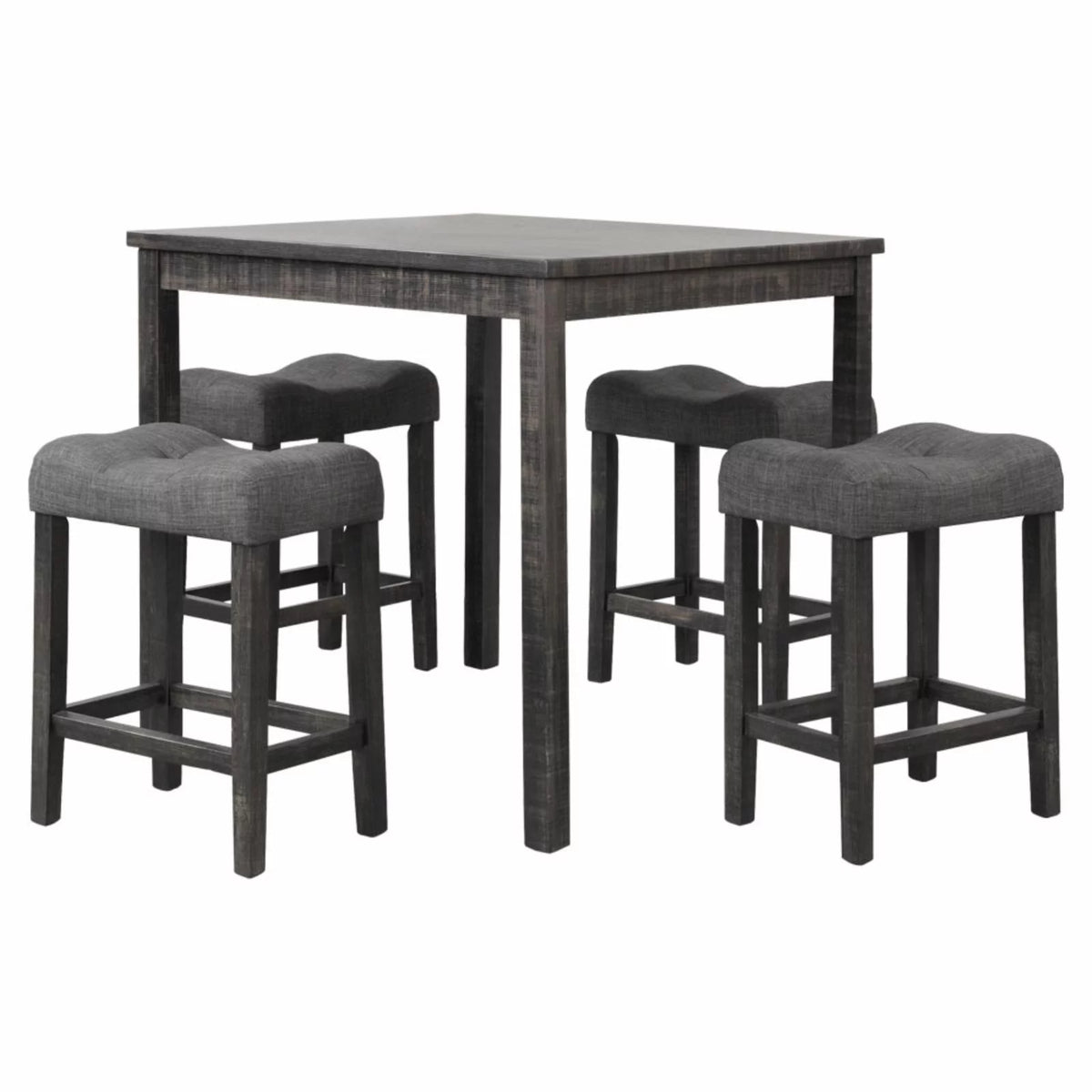 5 Piece Wood Counter Height Dining Set Z953582